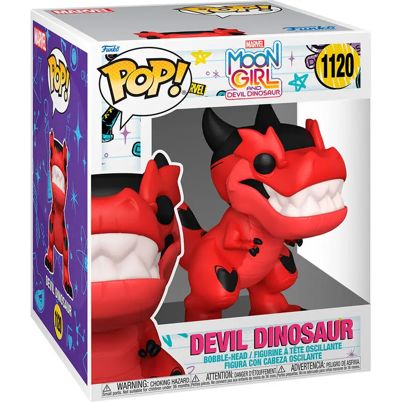 Funko POP figura Marvel Moon Girld and Devil Dinosaur Devil Dinosaur 15 cm termékfotó