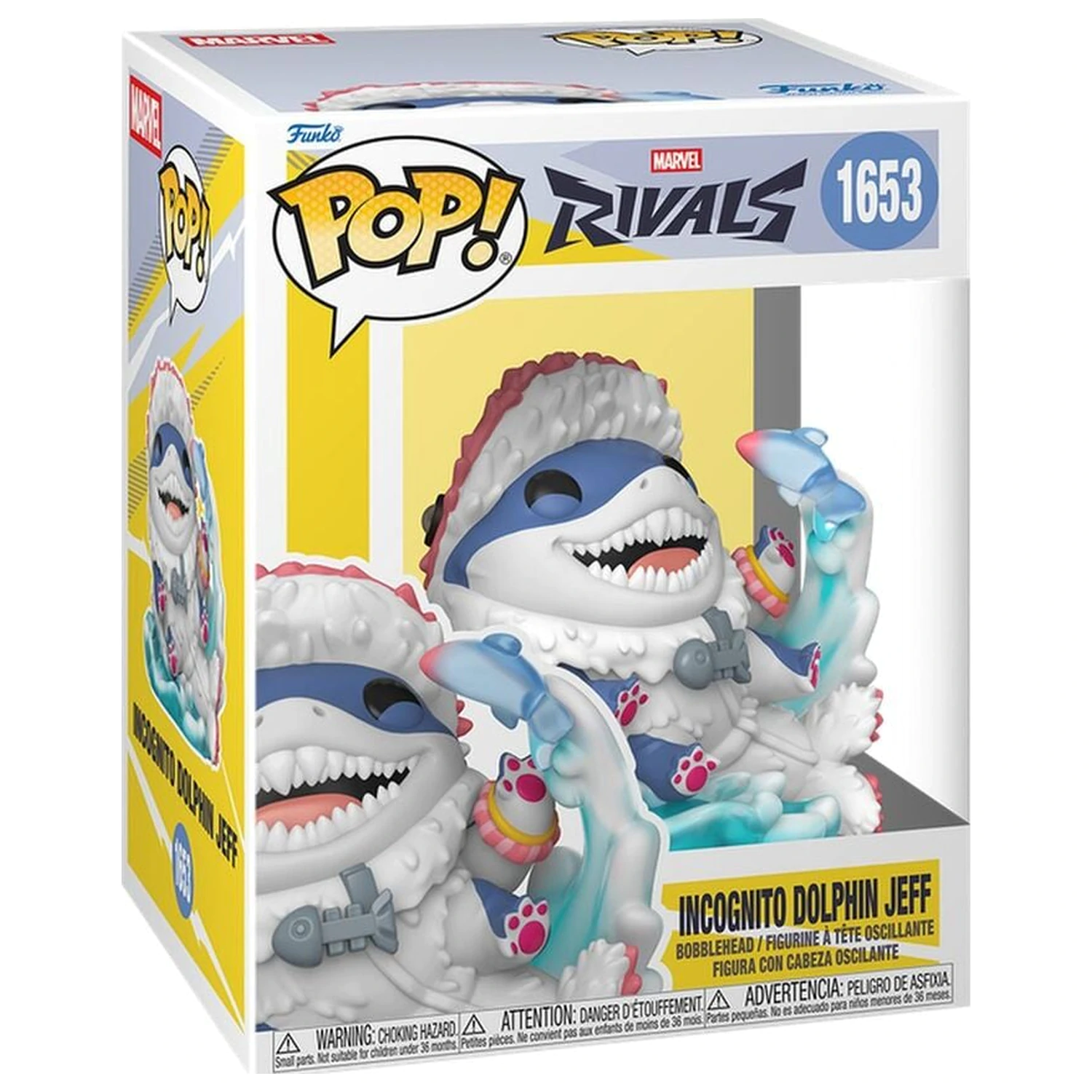 Funko POP figura Marvel Rivals Incognito Dolphin Jeff termékfotó