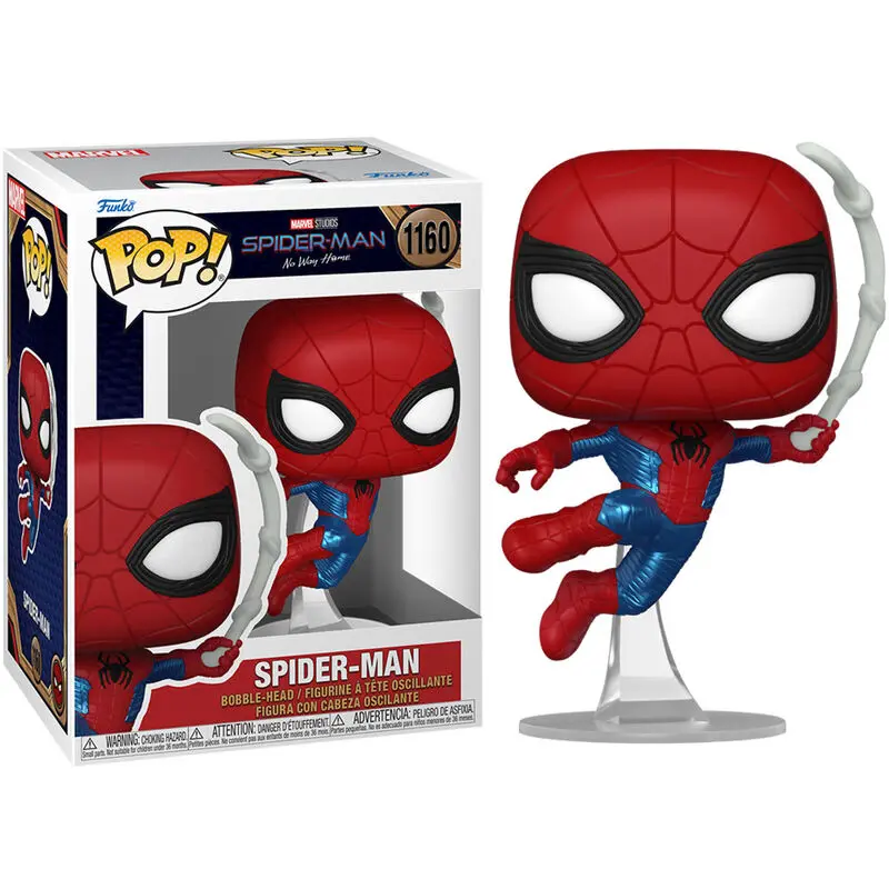 Spider-Man: No Way Home POP! Marvel Vinyl Figure Spider-Man Finale suit 9 cm termékfotó