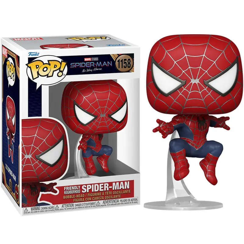 Spider-Man: No Way Home POP! Marvel Vinyl Figure Friendly Neighborhood 9 cm termékfotó