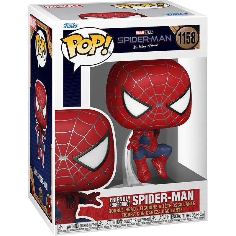 Spider-Man: No Way Home POP! Marvel Vinyl Figure Friendly Neighborhood 9 cm termékfotó