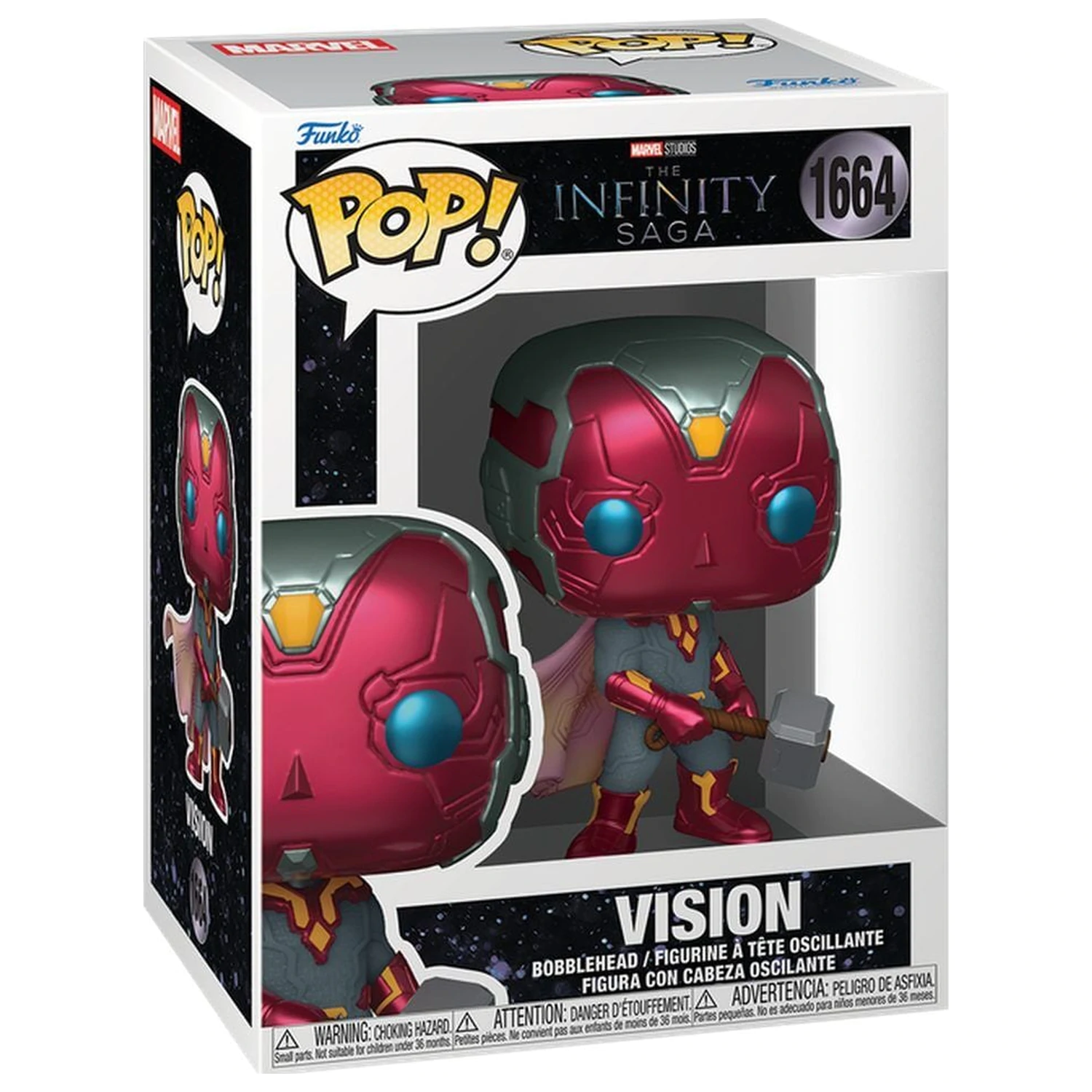 Funko POP figura Marvel Studios The Infinity Saga Vision with Mjölnir termékfotó