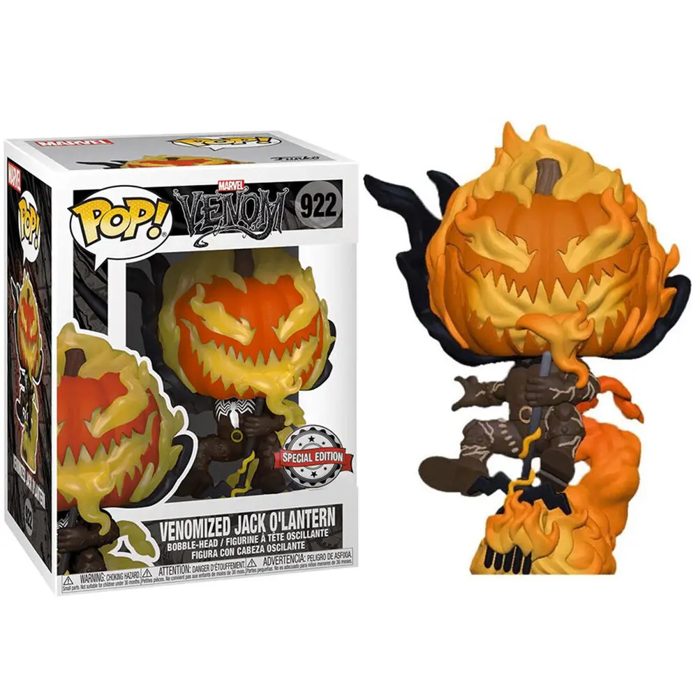 Funko POP figura Marvel Venom Venomized Jack Lantern Exkluzív termékfotó