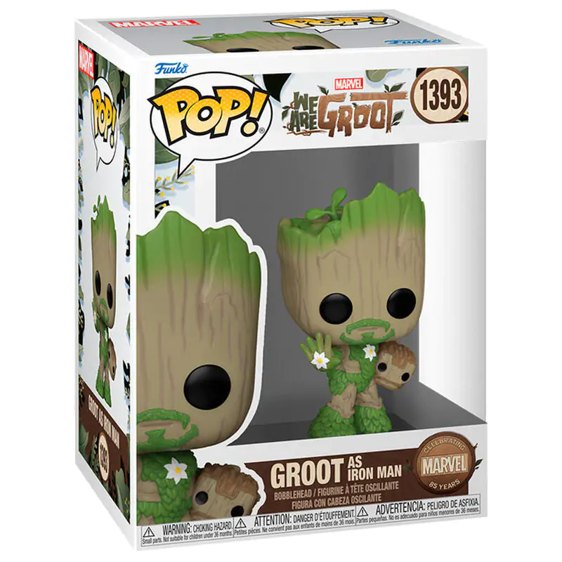 Funko POP figura Marvel We Are Groot - Groot as Iron Man termékfotó