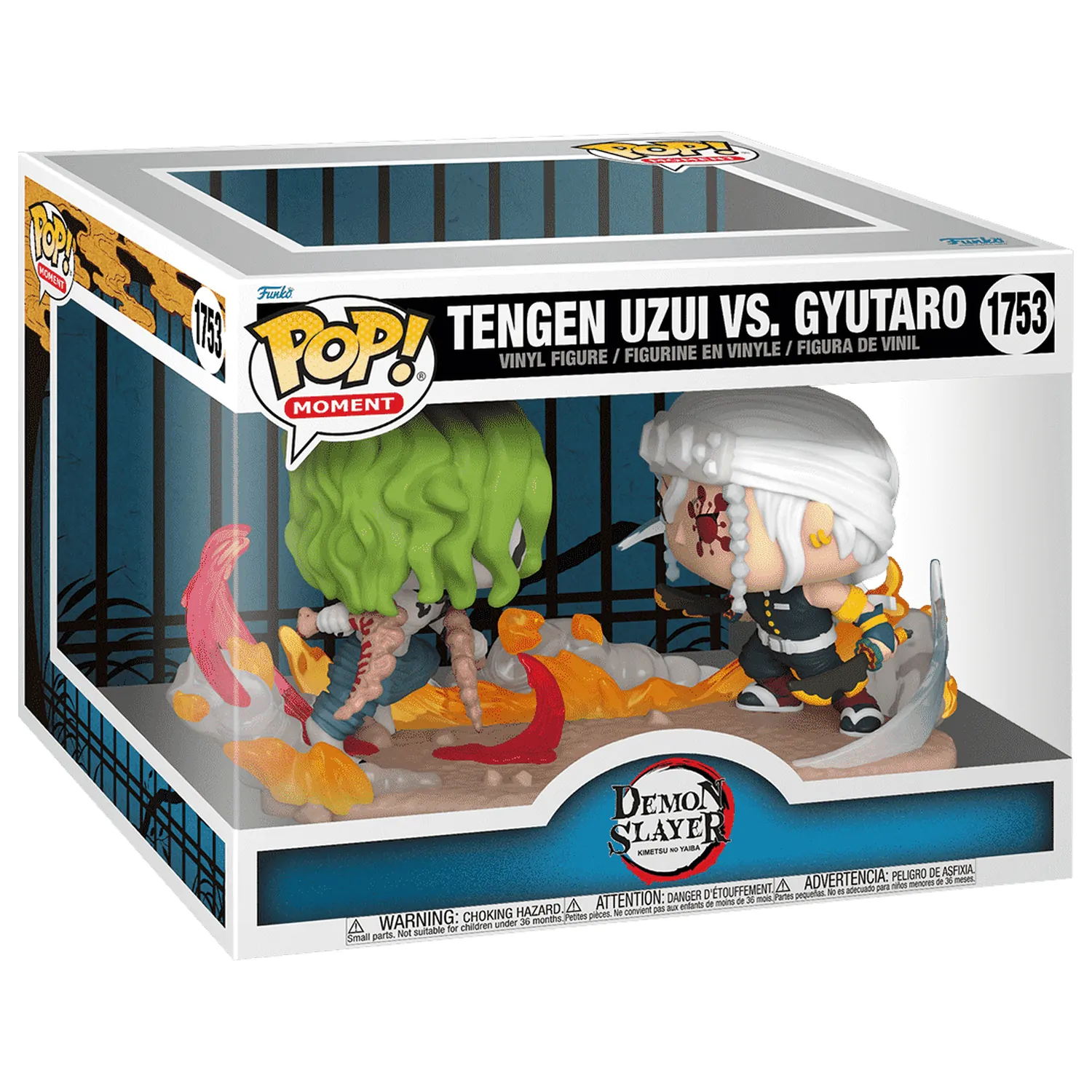 Funko POP figura Moments Demon Slayer Kimetsu no Yaiba Tengen VS Gyutaro termékfotó