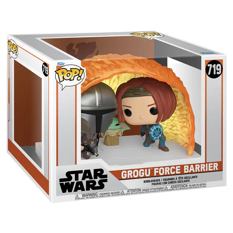 Funko POP figura Moments Star Wars The Mandalorian Grogu Force Barrier termékfotó