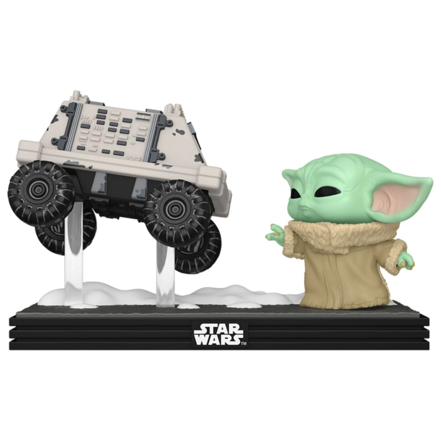 Funko POP figura Moments Star Wars: The Mandalorian & Grogu - Grogu with Polar Mouse Droid termékfotó