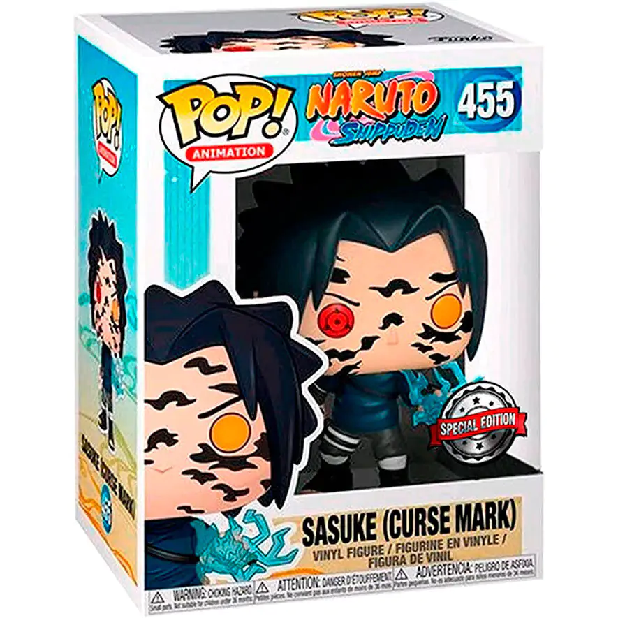 Funko POP figura Naruto Shippuden Sasuke Curse Mark Exkluzív termékfotó