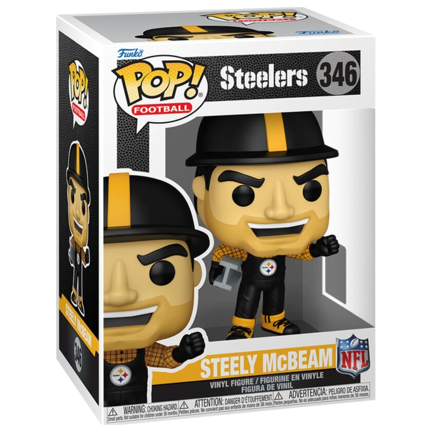 Funko POP figura NFL Steelers Steely McBeam termékfotó