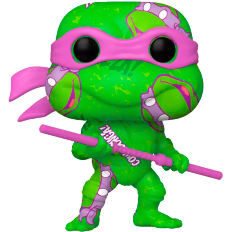 Funko POP figura Ninja Turtles Donatello Artist + Case Exkluzív termékfotó