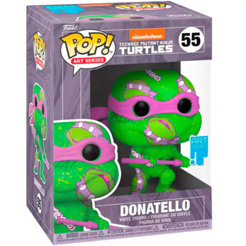 Funko POP figura Ninja Turtles Donatello Artist + Case Exkluzív termékfotó