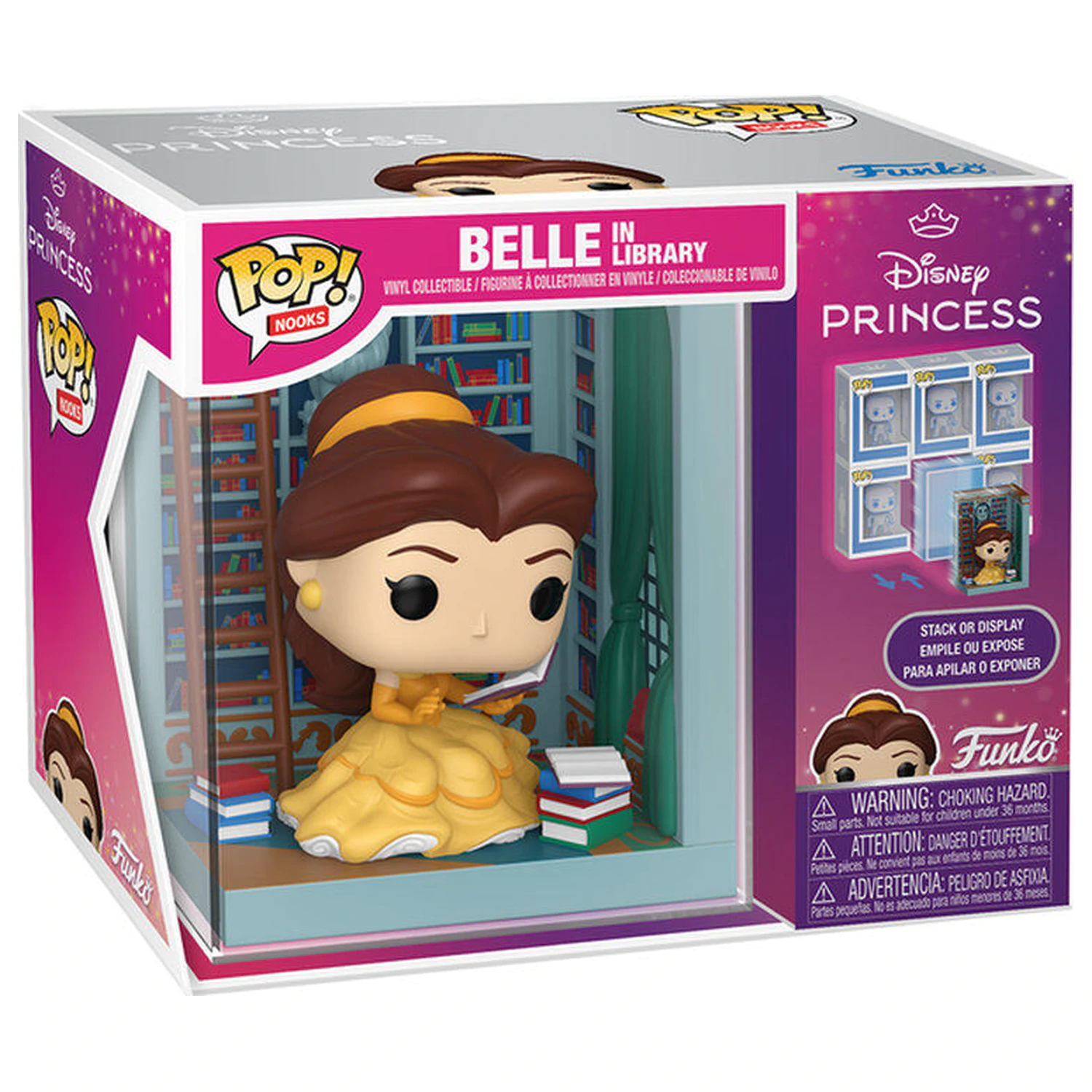 Funko POP figura Nooks Disney Princess Belle in Library termékfotó