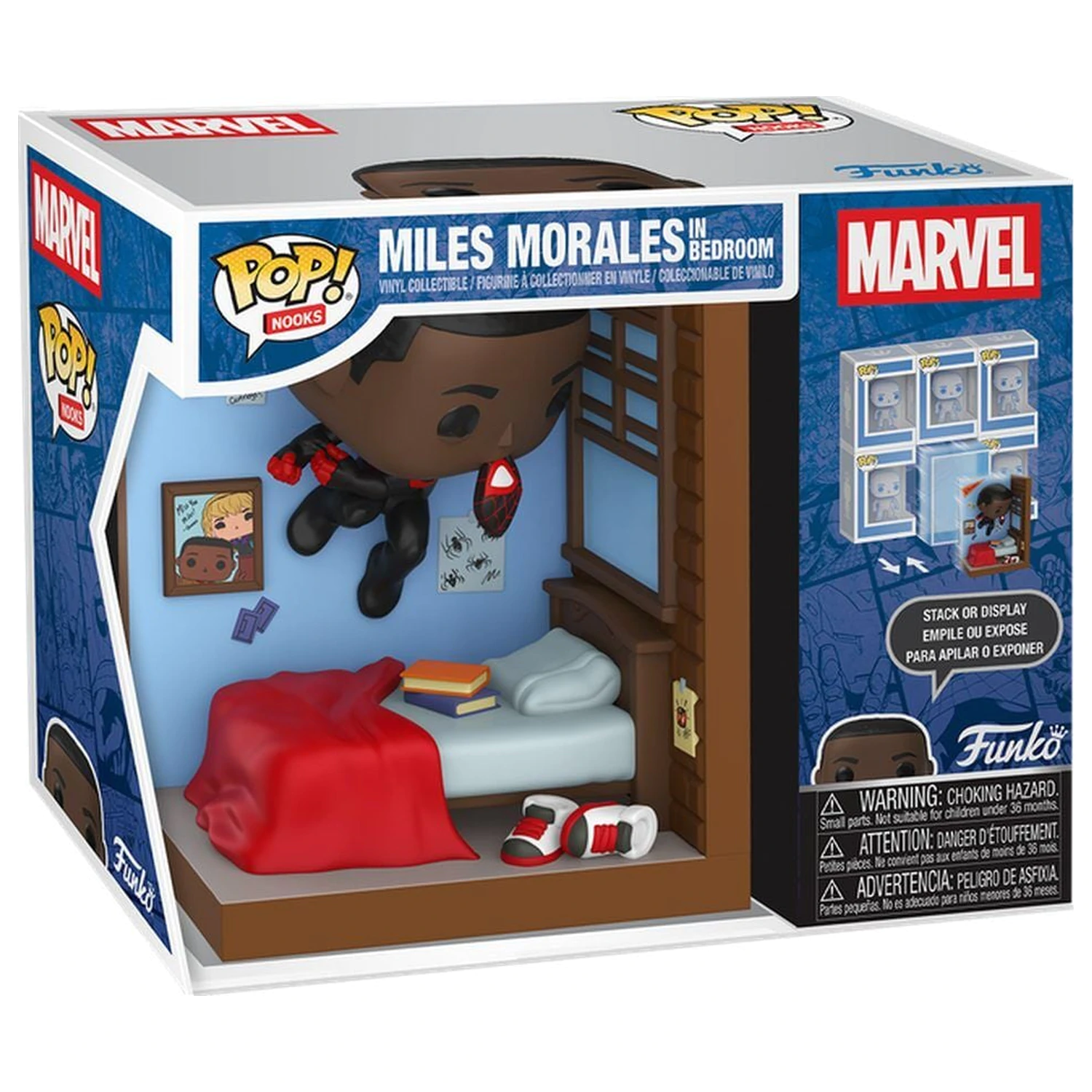 Funko POP figura Nooks Marvel Miles Morales in Bedroom termékfotó