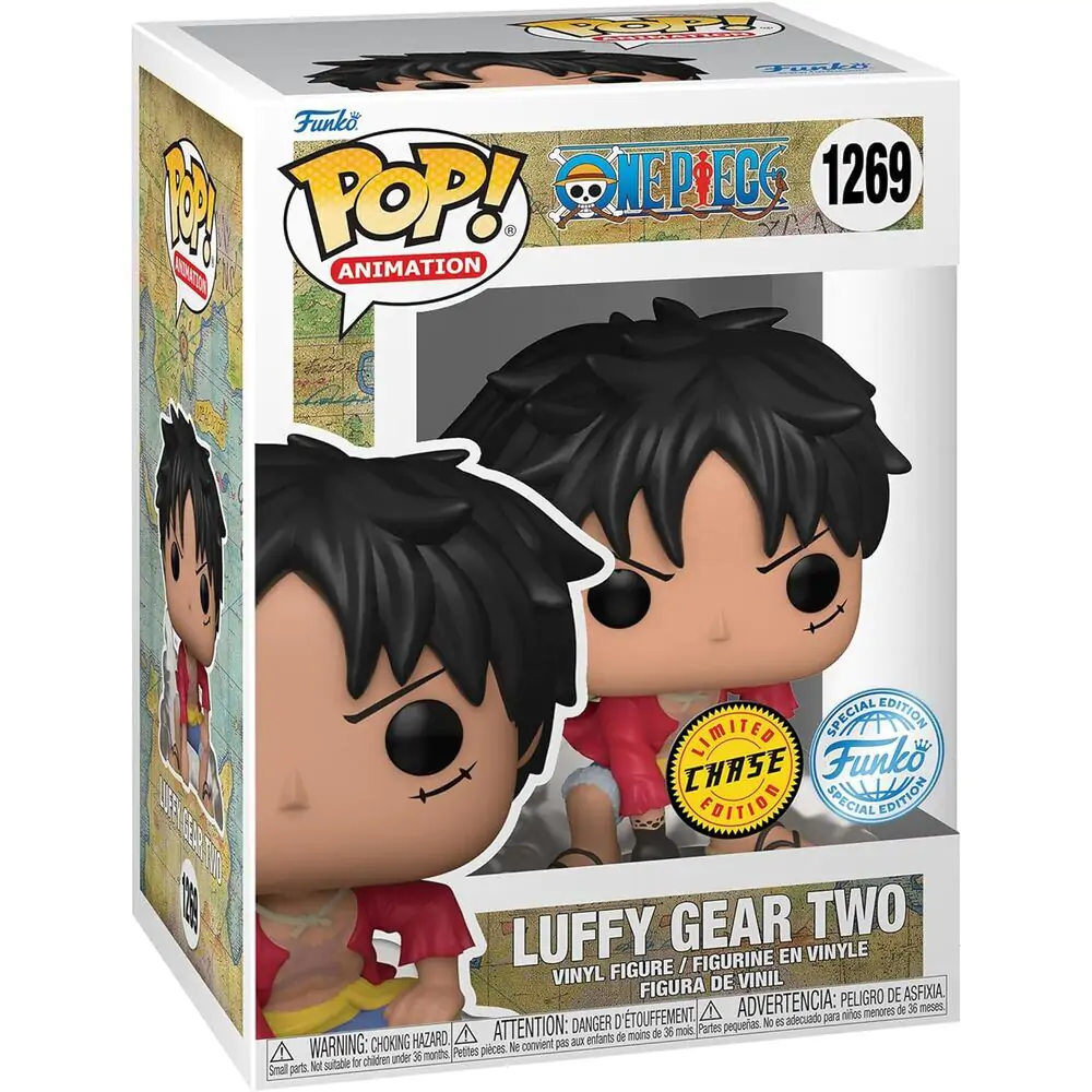 Funko POP figura One Piece Luffy Gear Two Exkluzív Chase termékfotó