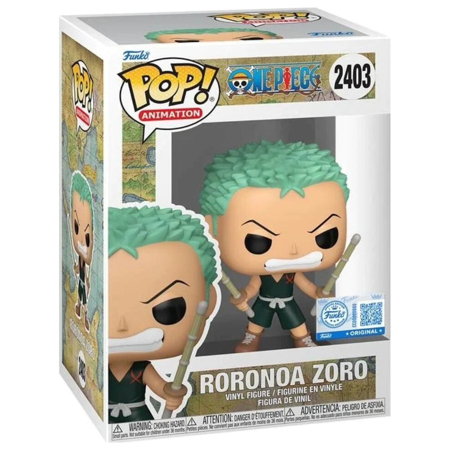 Funko POP figura One Piece Zoro Exkluzív termékfotó