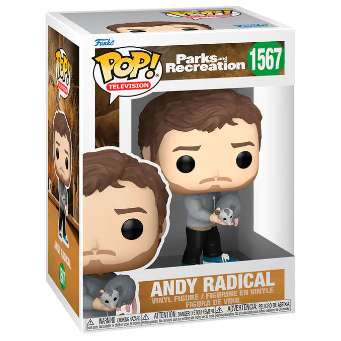 Funko POP figura Parks and Recreation Andy Radical termékfotó