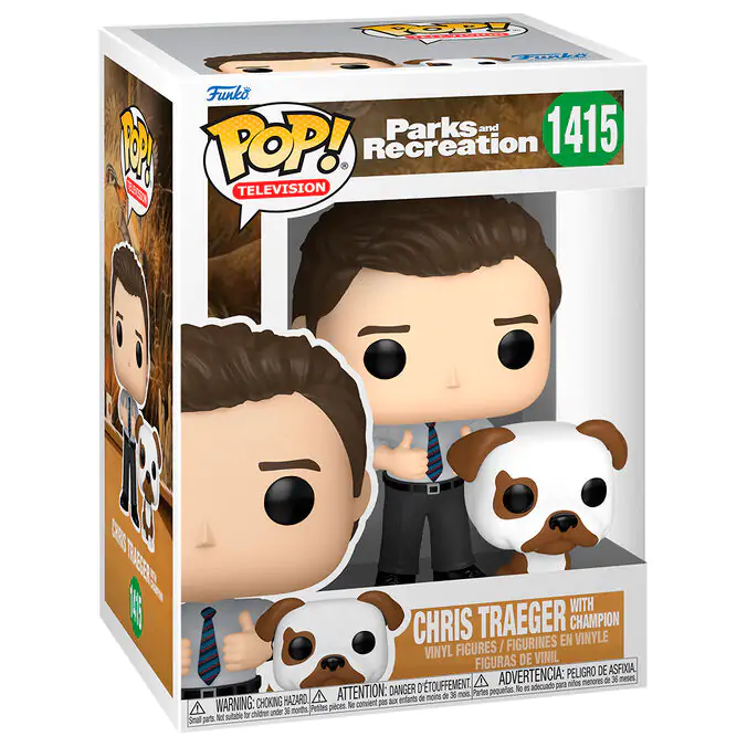 Funko POP figura Parks and Recreation Chris Traeger with Champion termékfotó