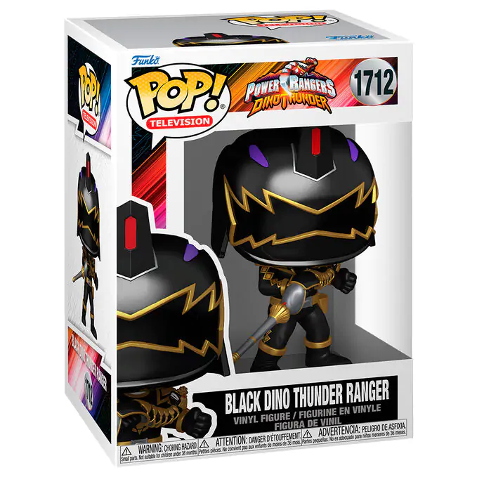 Funko POP figura Power Rangers Dino Thunder - Black Dino Thunder Ranger termékfotó