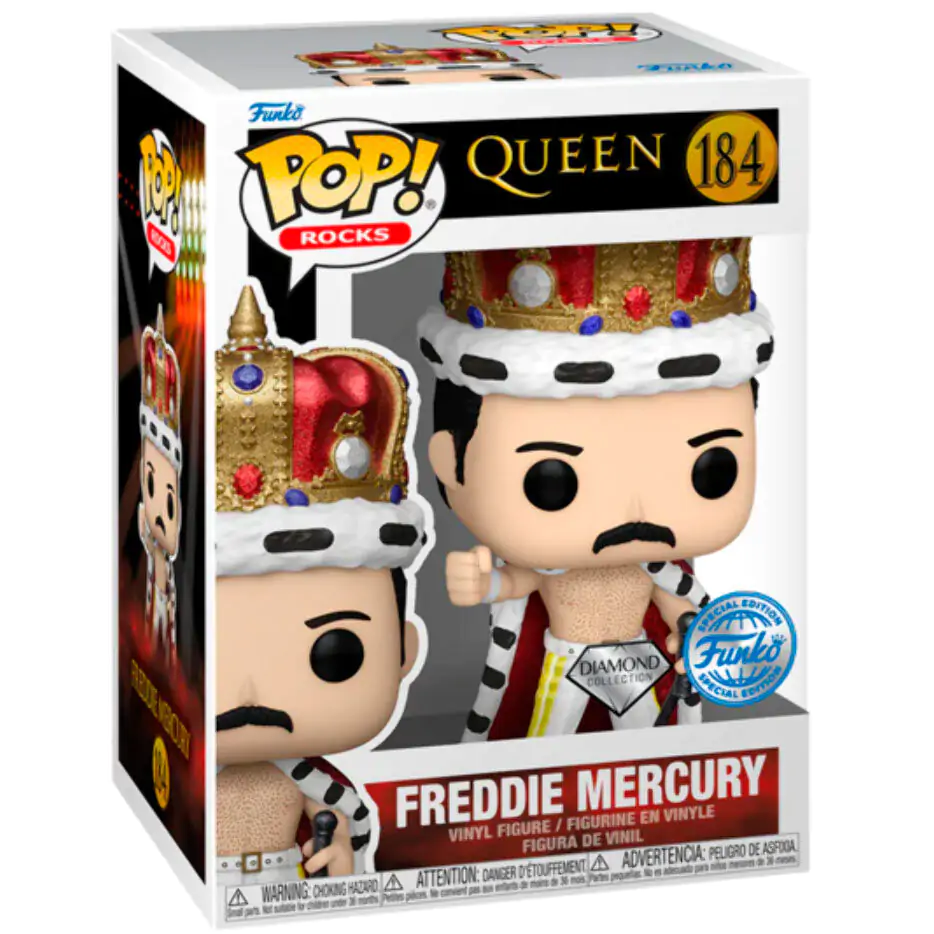 Funko POP figura Queen Freddie Mercury Exkluzív termékfotó