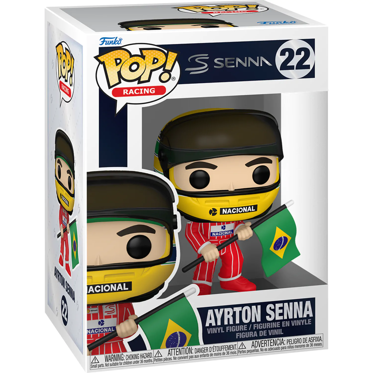 Funko POP figura Racing Senna (Brazilian Flag) termékfotó