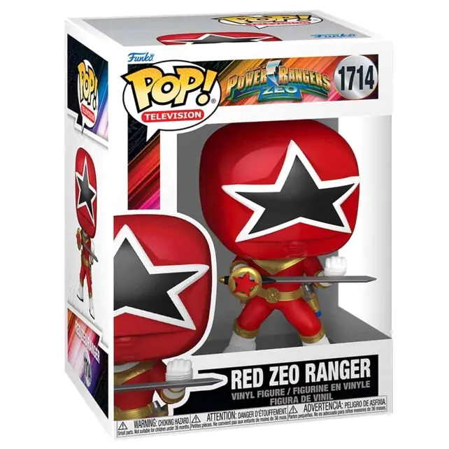 Funko POP figura Rangers Turbo - Red Zeo Ranger termékfotó