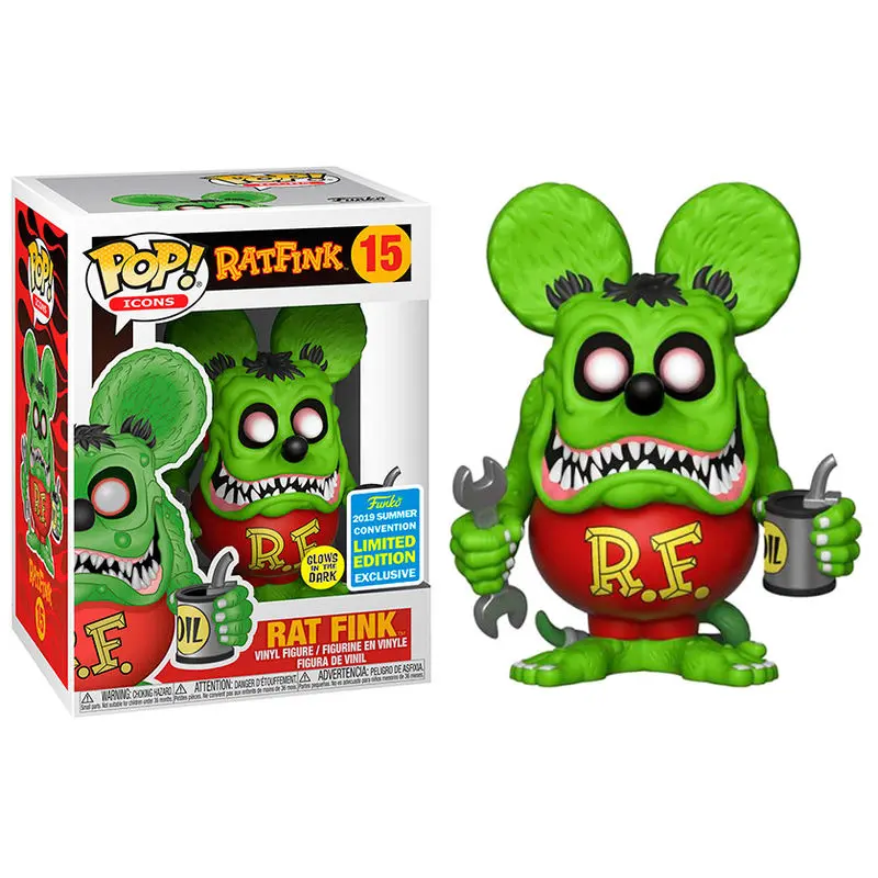Funko POP figura Rat Fink Glow Exkluzív SDCC termékfotó