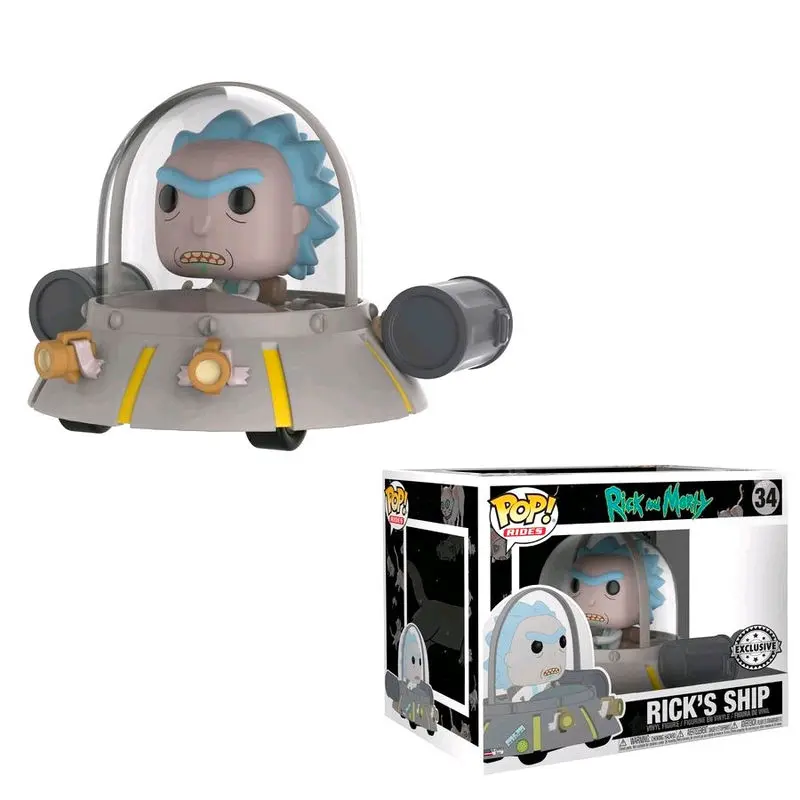 Funko POP figura Rick &amp; Morty Space Cruiser Exkluzív termékfotó