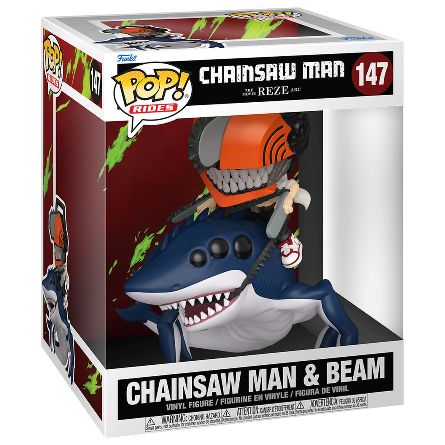 Funko POP figura Ride Deluxe Chainsaw Man Arc Chainsaw Man & Beam termékfotó