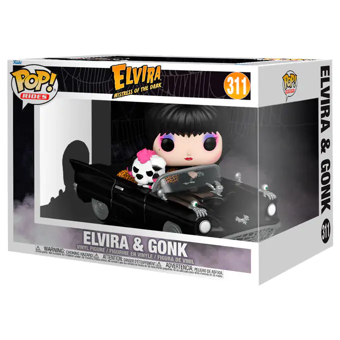 Funko POP figure Rides Deluxe Elvira Mistress of the Dark Elvira & Gonk termékfotó