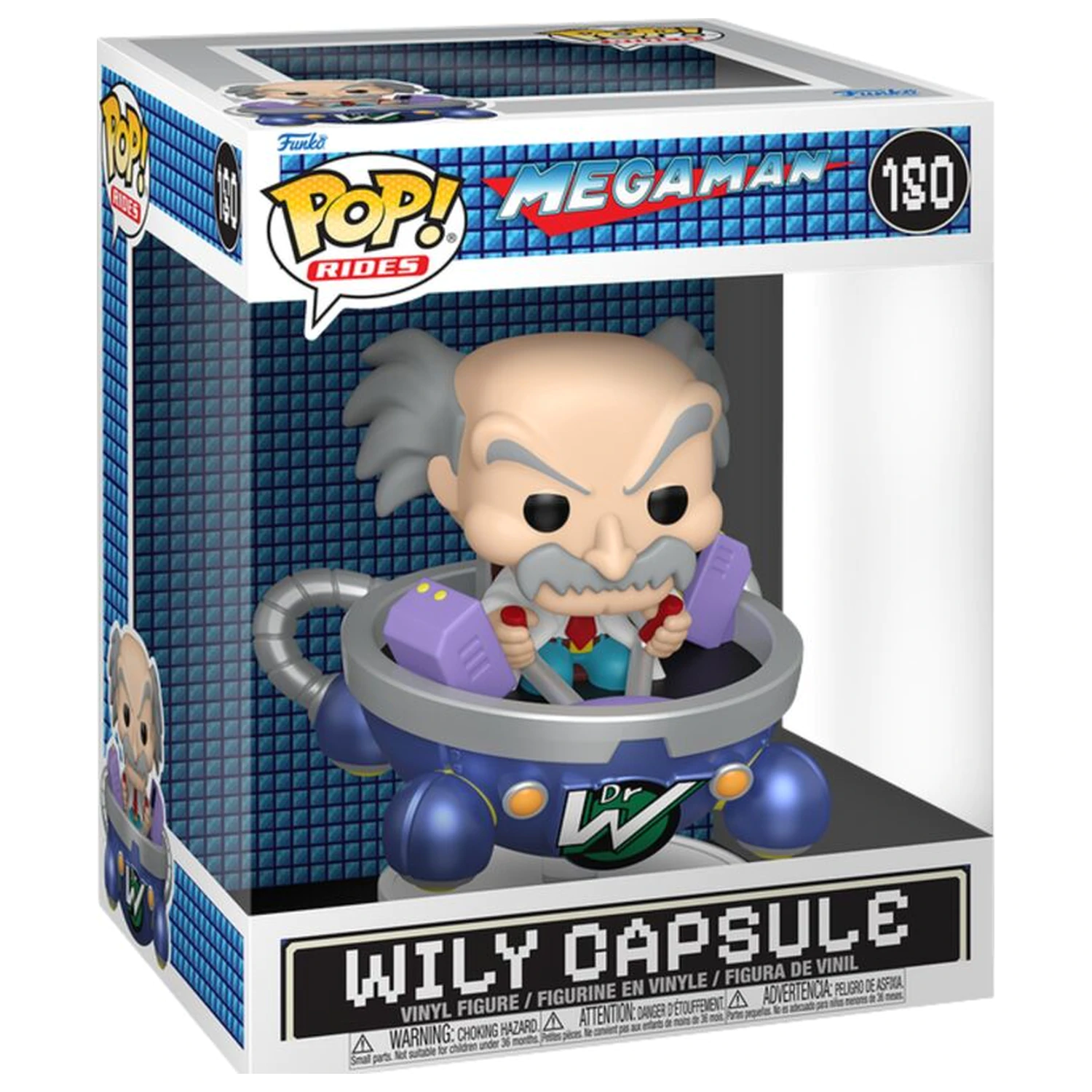 Funko POP figura Rides Deluxe Mega Man Dr. Wily in Wily Capsule termékfotó