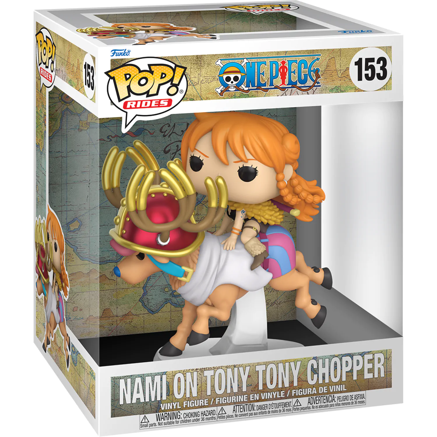 Funko POP figura Rides Deluxe One Piece Nami on Tony Tony Chopper termékfotó