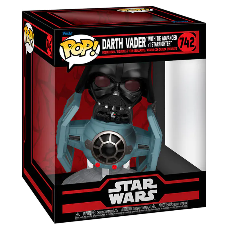 Funko POP figura Rides Deluxe Star Wars Darth Vader with Tie Advanced Starfighter termékfotó