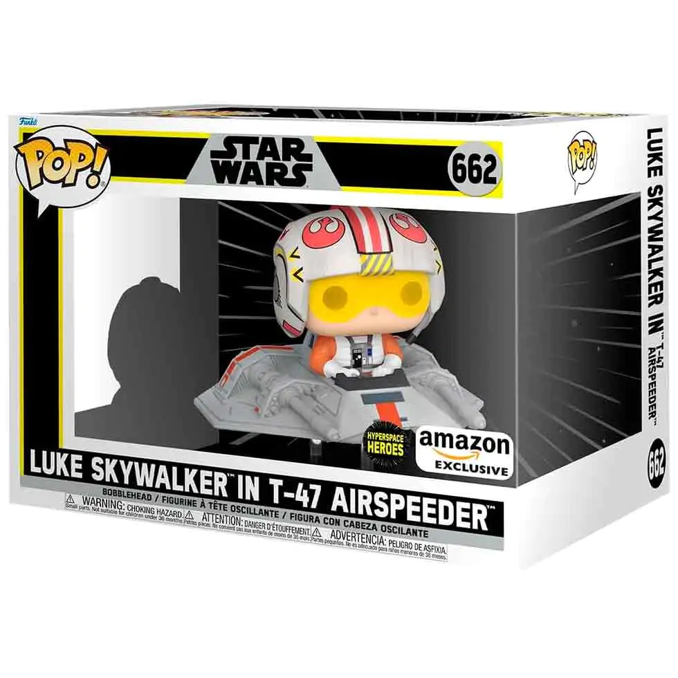 Funko POP figura Rides Star Wars Luke Skywalker in T-47 Airspeeder Exkluzív termékfotó