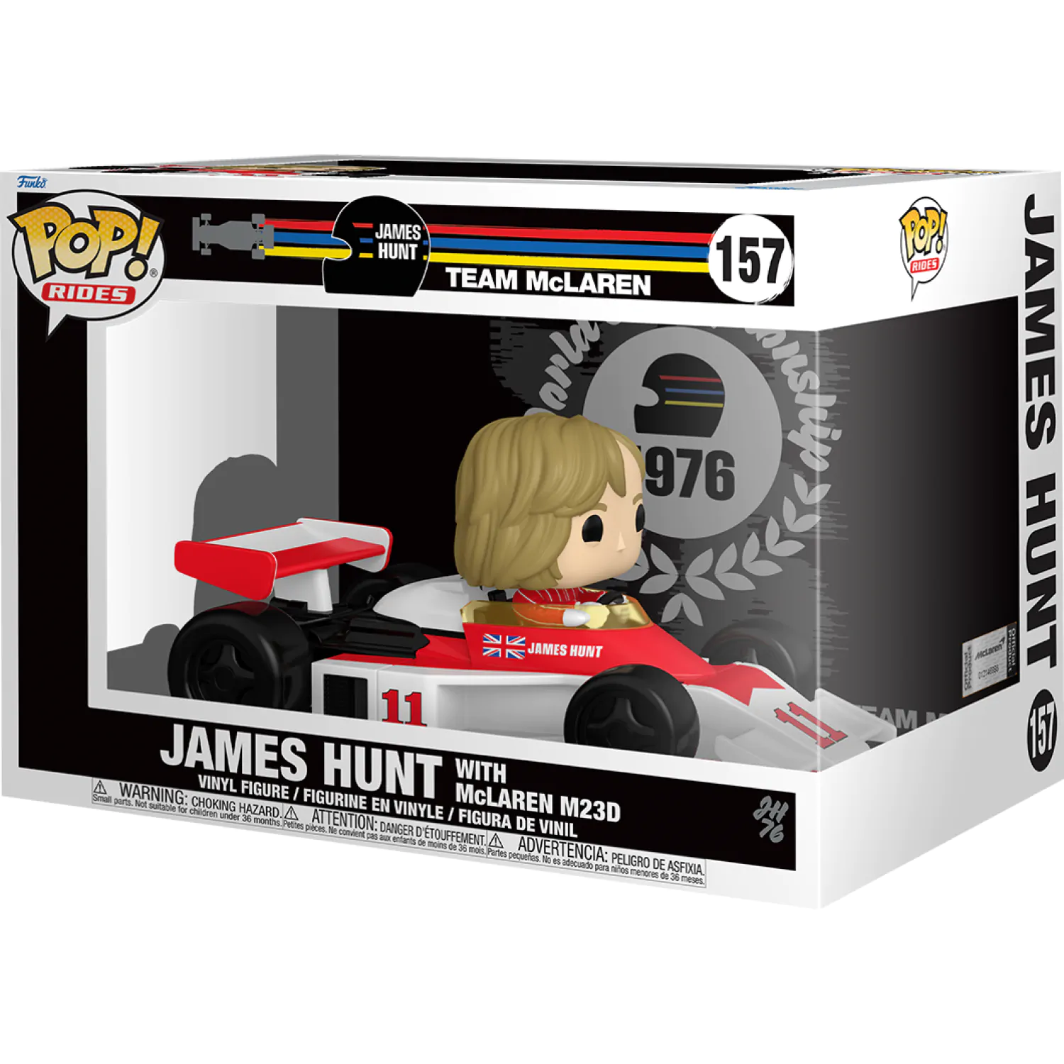 Funko POP figura Rides Super Deluxe Racing James Hunt with McLaren M23D termékfotó