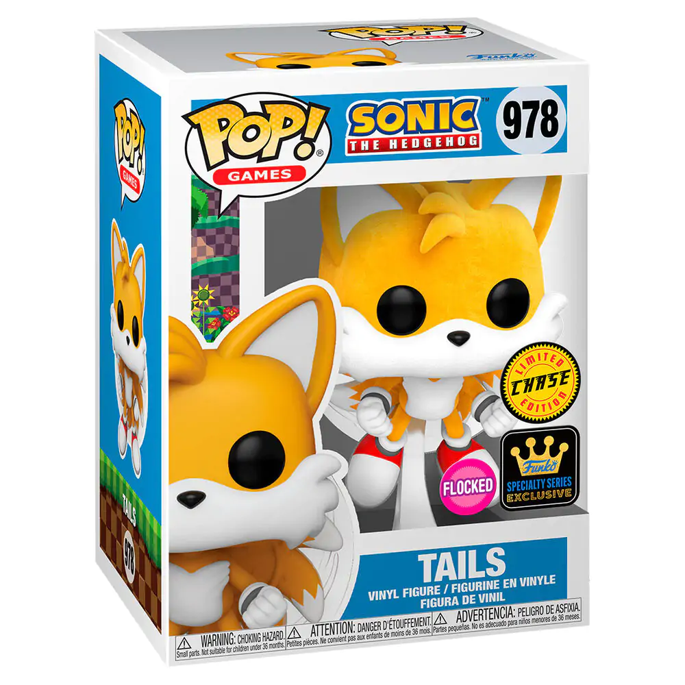 Funko POP figura Sonic The Hedgehog Tails Exkluzív Chase termékfotó
