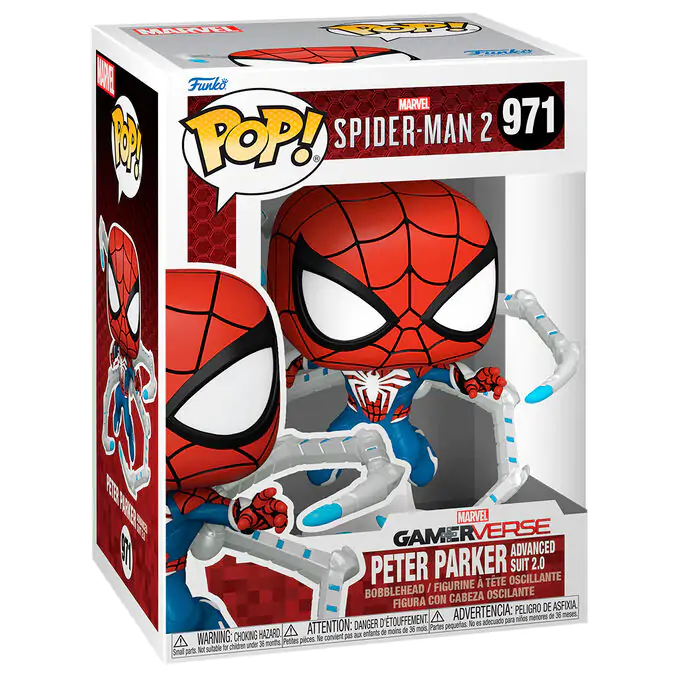 Funko POP figure Marvel Spiderman 2 Peter Parker Advanced Suit 2.0 termékfotó