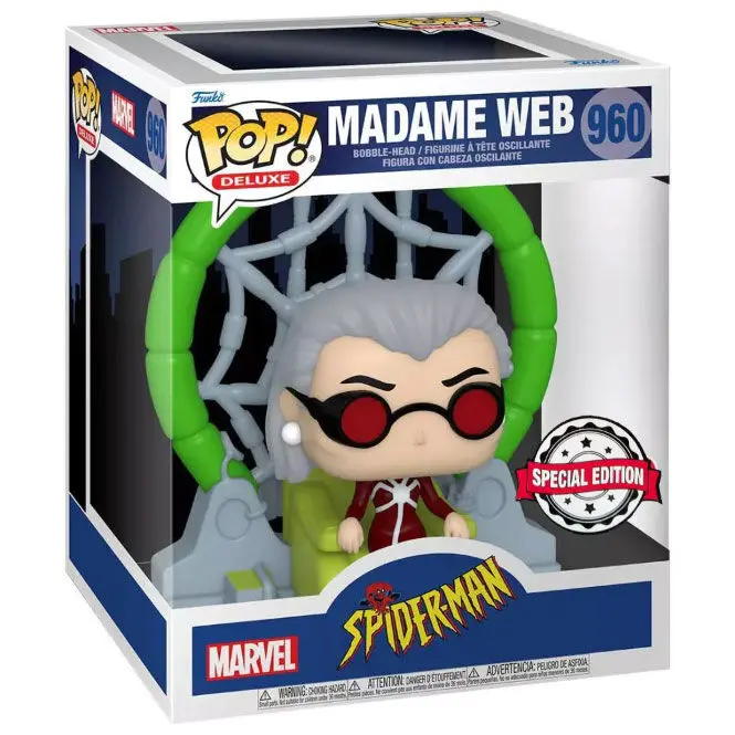 Funko POP figura Spider-Man Madame Web Exkluzív termékfotó