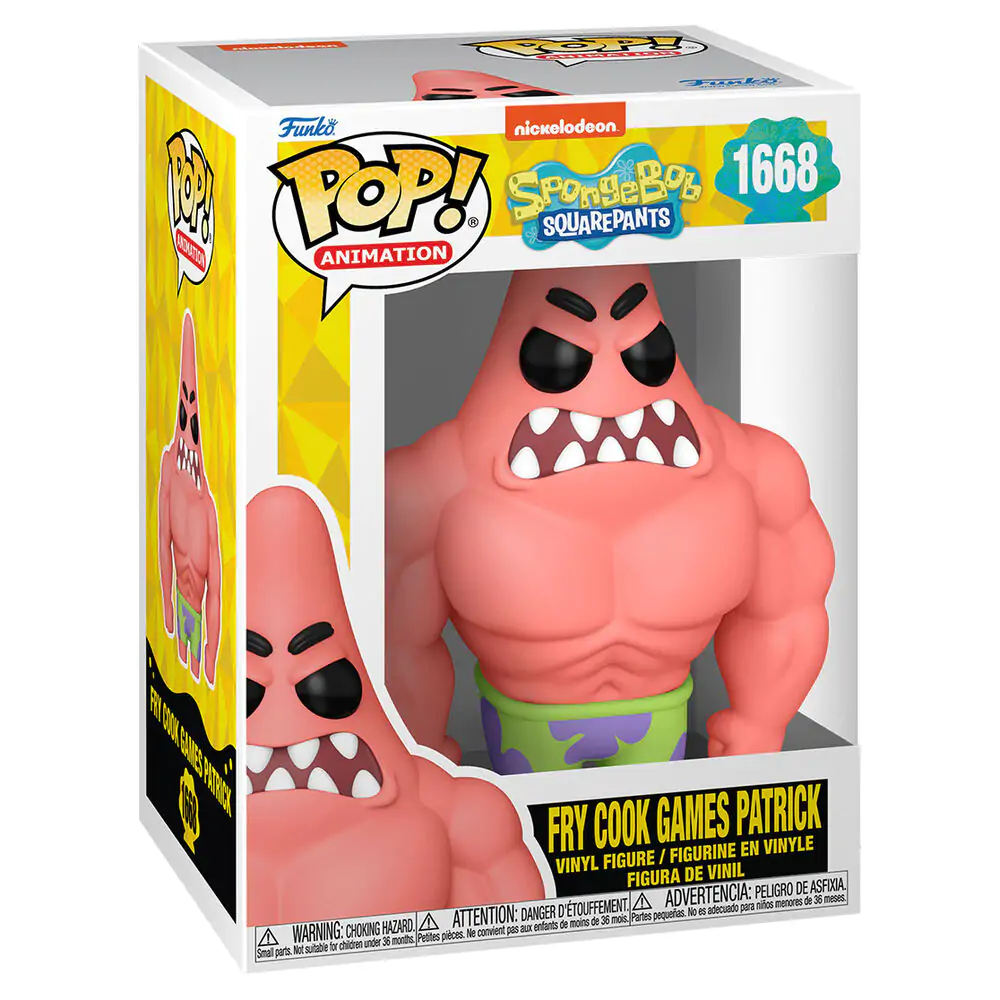 Funko POP figure Sponge Bob Fry Cook Game Patrick termékfotó