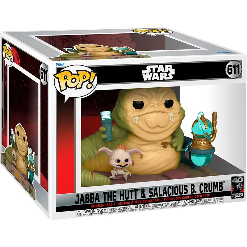 Funko POP figura Star Wars 40Th Jabba The Hutt & Salacious B Crumb termékfotó