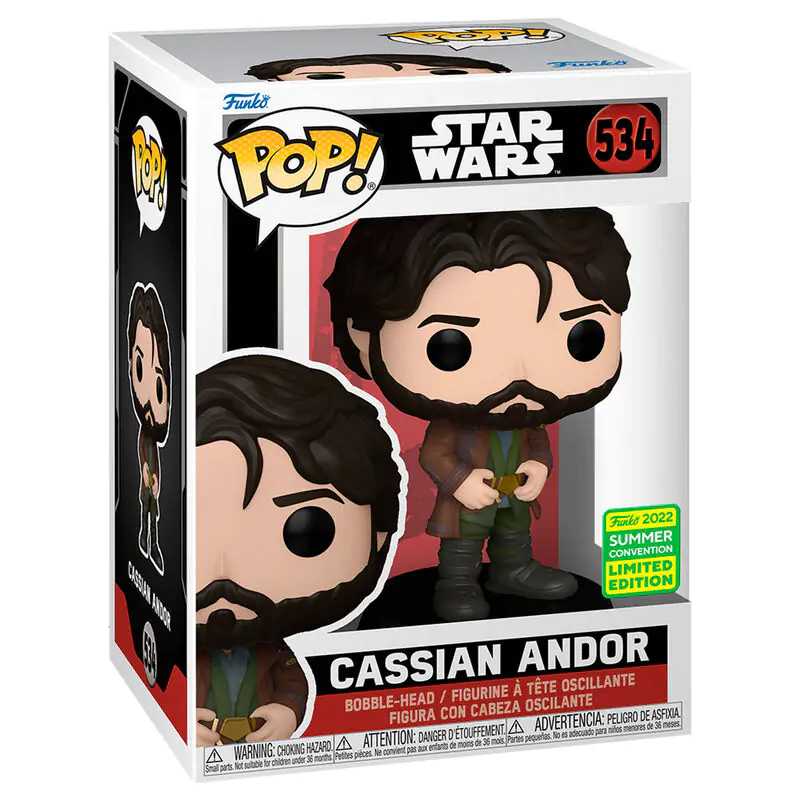 Funko POP figura Star Wars Cassian Andor Exkluzív termékfotó