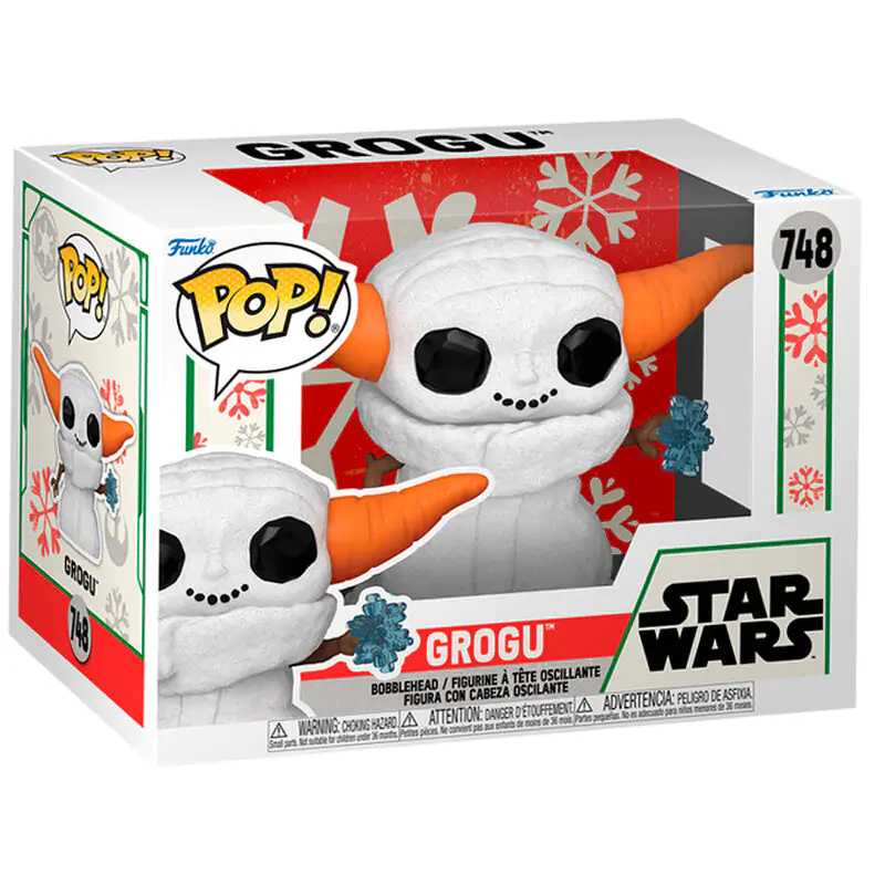 Funko POP figura Star Wars Grogu Snowman termékfotó