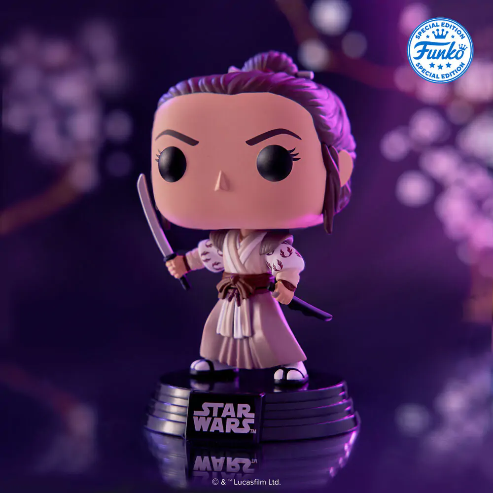 Funko POP figura Star Wars Impressions Rey Exkluzív termékfotó