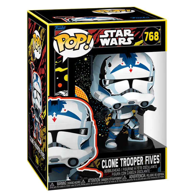 Funko POP figura Star Wars Retro Clone Trooper Fives termékfotó