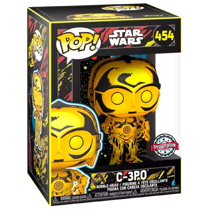 Funko POP figura Star Wars Retro Series C-3PO Exkluzív termékfotó