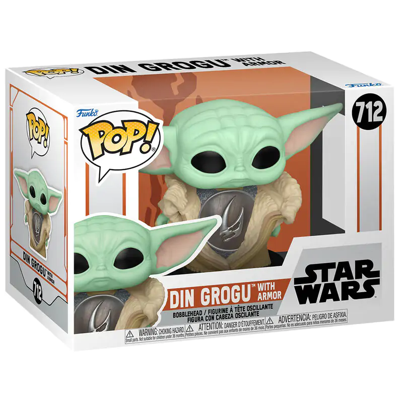 Funko POP figura Star Wars The Mandalorian Din Grogu with Armor termékfotó