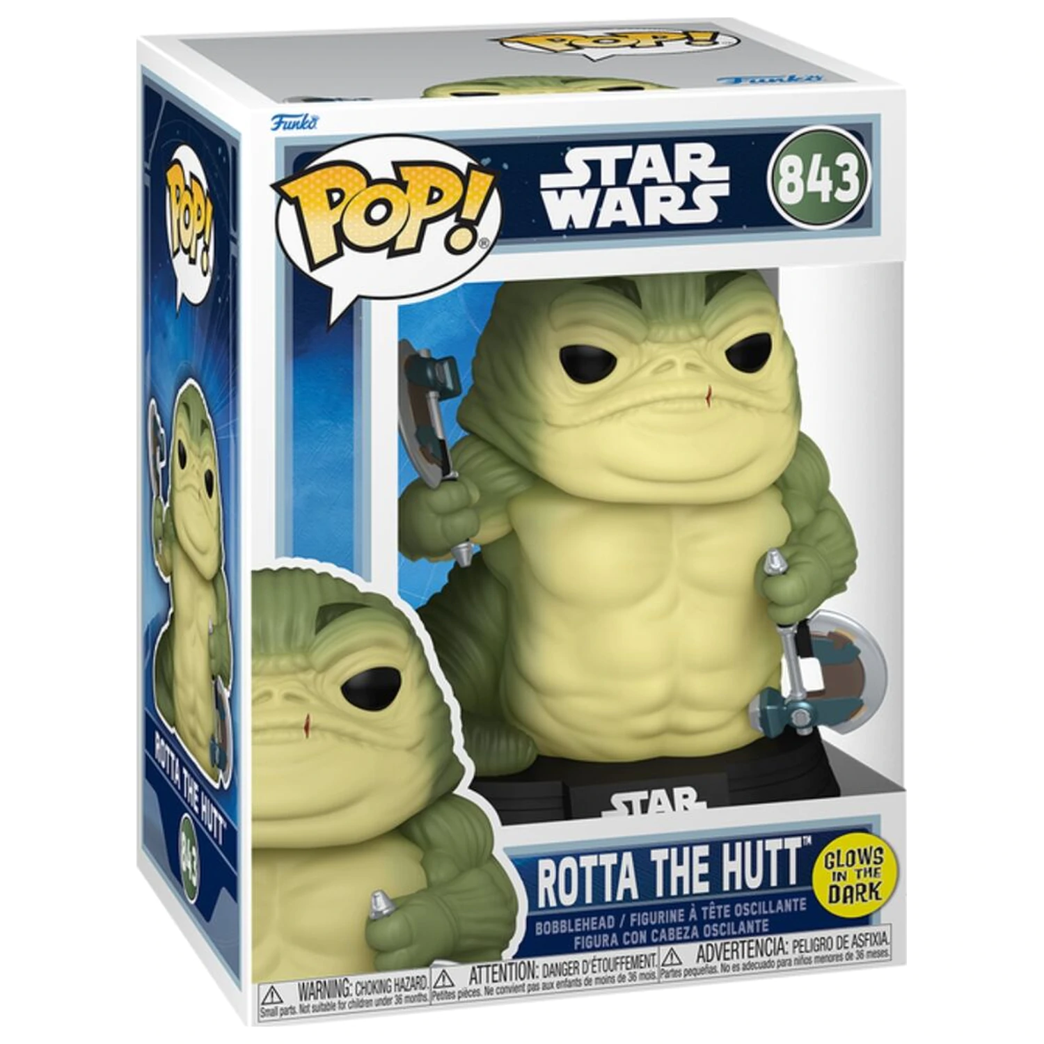 Funko POP figura Star Wars: The Mandalorian & Grogu - Rotta the Hutt termékfotó