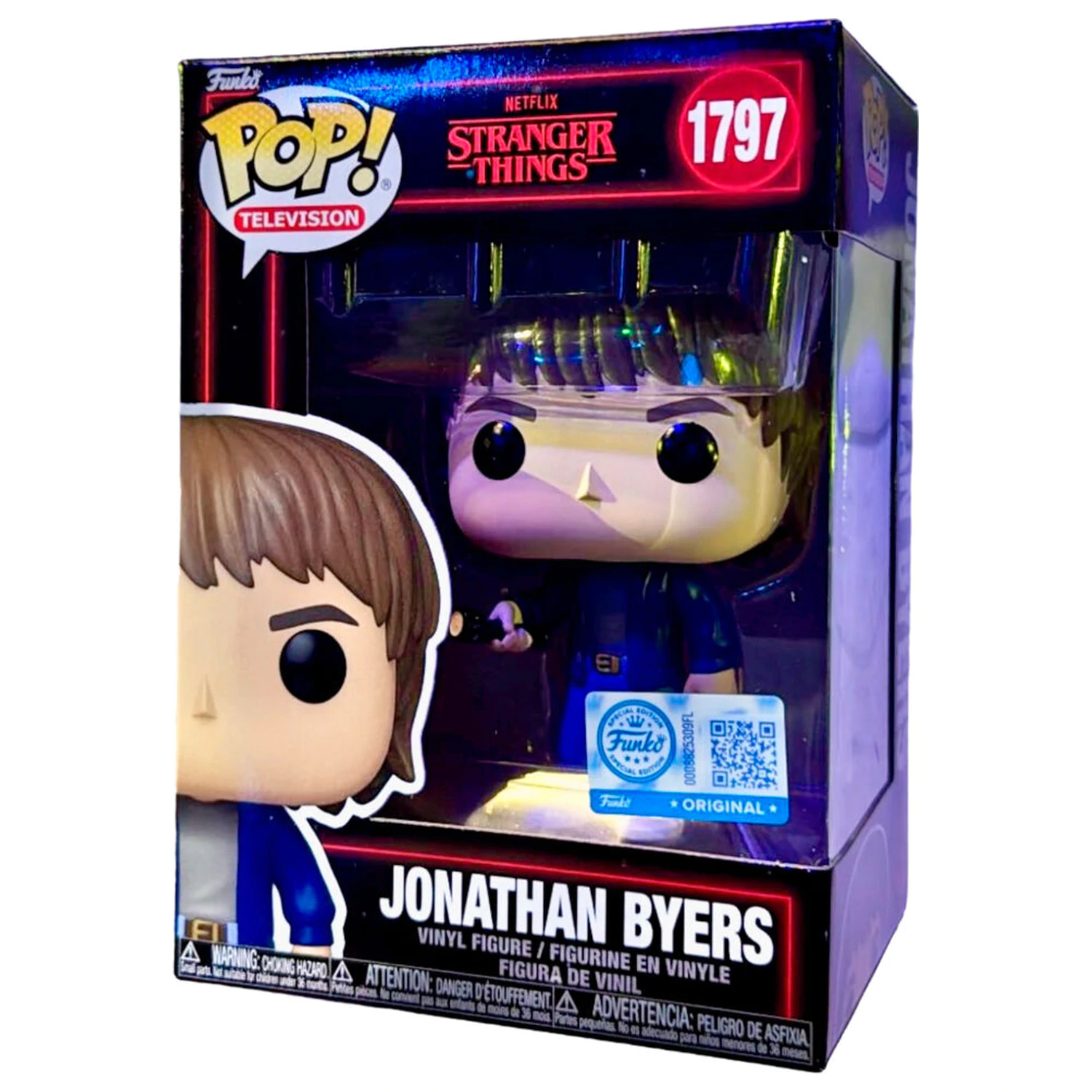 Funko POP figura Stranger Things 5 Jonathan Byers Exkluzív termékfotó