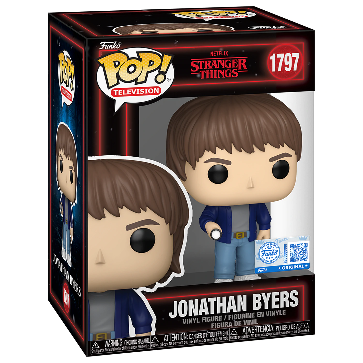 Funko POP figura Stranger Things 5 Jonathan Byers Exkluzív termékfotó