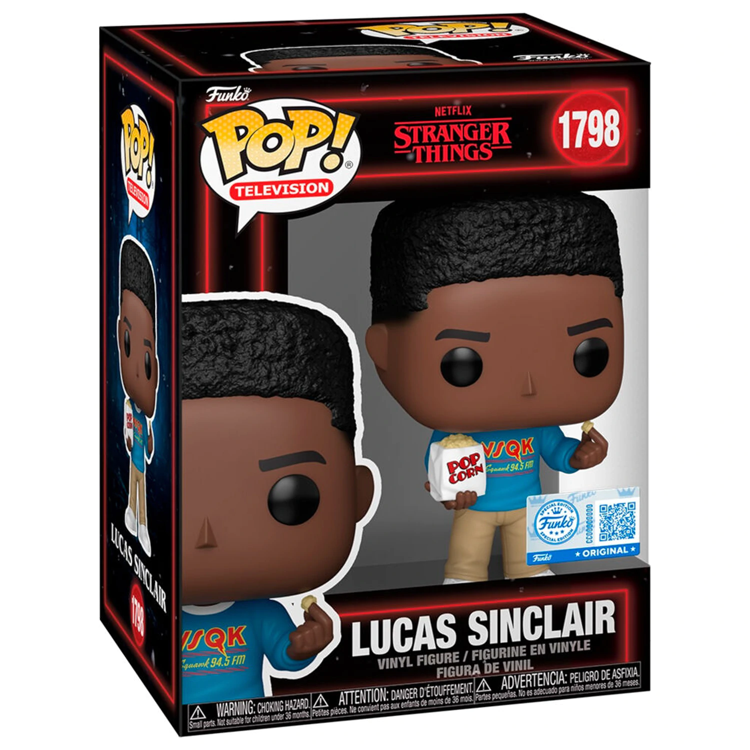 Funko POP figura Stranger Things 5 Lucas Sinclair Exkluzív termékfotó