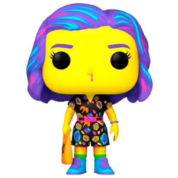 Funko POP figura Stranger Things Eleven in Mall Outfit Black Light Exkluzív termékfotó